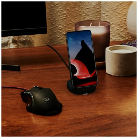 Wireless Charger Motorola TurboPower 15W Stand Pad Qi black