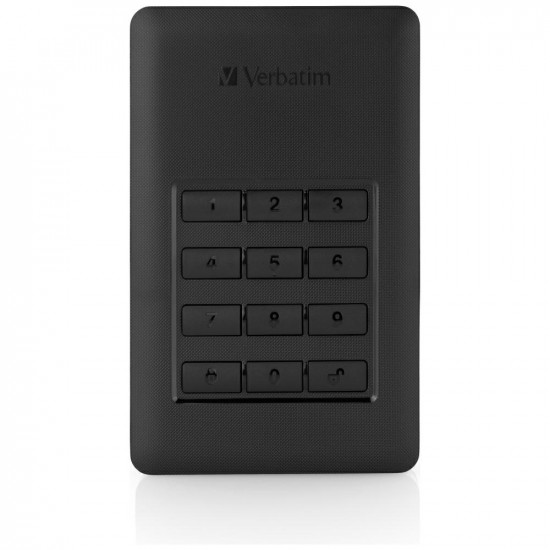 Portable external HDD Verbatim Store n Go with keyboard 2TB black 53403