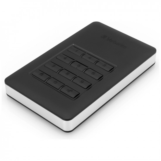 Portable external HDD Verbatim Store n Go with keyboard 2TB black 53403