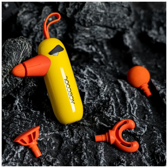 Mini massage gun 4smarts ACECOOL yellow