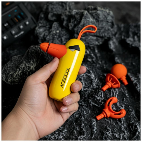 Mini massage gun 4smarts ACECOOL yellow