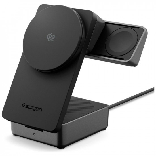 Spigen Essential EF323MQ 3-in-1 25W Qi2.2 MagSafe Wireless Charger Black