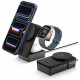 Spigen Essential EF323MQ 3-in-1 25W Qi2.2 MagSafe Wireless Charger Black