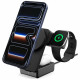 Spigen Essential EF323MQ 3-in-1 25W Qi2.2 MagSafe Wireless Charger Black