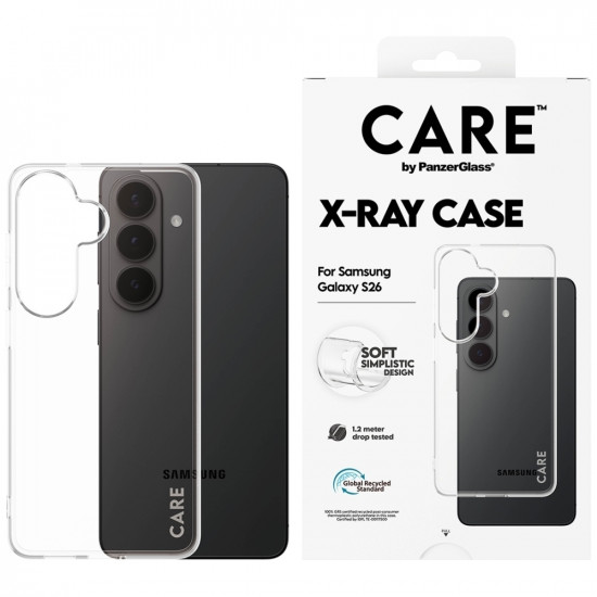 CARE by PanzerGlass X-Ray Case for Samsung Galaxy S26 Transparent** CARE by PanzerGlass X-Ray Case for Samsung Galaxy S26 Transparent**