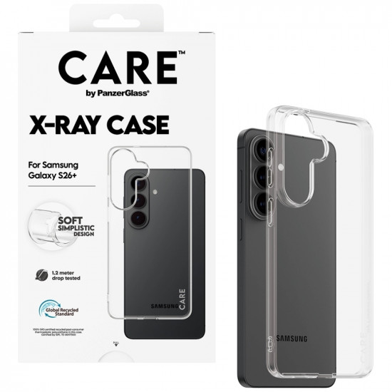 CARE by PanzerGlass X-Ray Case for Samsung Galaxy S26+ Transparent CARE by PanzerGlass X-Ray Case for Samsung Galaxy S26+ Transparent