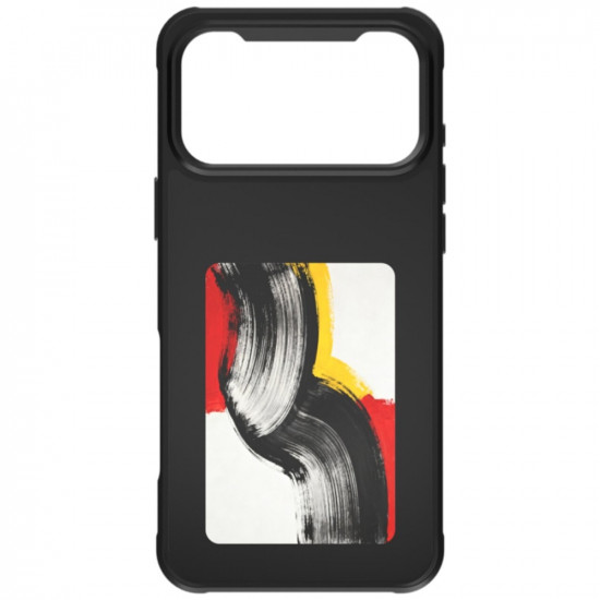 Case E-Ink 4smarts with NFC display Qi2 for iPhone 17 Pro Max black