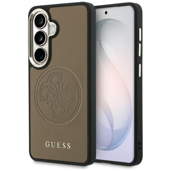 Case Guess Perforated Logo MagSafe for Samsung Galaxy S26 brown Case Guess Perforated Logo MagSafe for Samsung Galaxy S26 brown