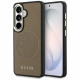 Case Guess Perforated Logo MagSafe for Samsung Galaxy S26 brown Case Guess Perforated Logo MagSafe for Samsung Galaxy S26 brown