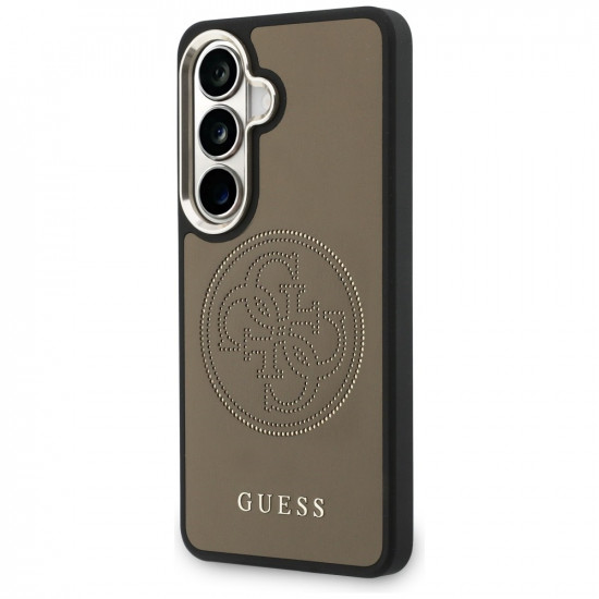 Case Guess Perforated Logo MagSafe for Samsung Galaxy S26 brown Case Guess Perforated Logo MagSafe for Samsung Galaxy S26 brown