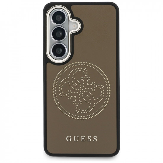 Case Guess Perforated Logo MagSafe for Samsung Galaxy S26 brown Case Guess Perforated Logo MagSafe for Samsung Galaxy S26 brown