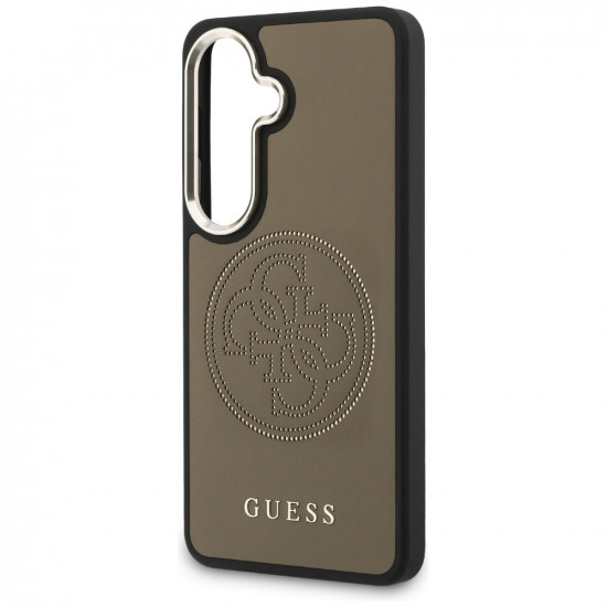 Case Guess Perforated Logo MagSafe for Samsung Galaxy S26 brown Case Guess Perforated Logo MagSafe for Samsung Galaxy S26 brown