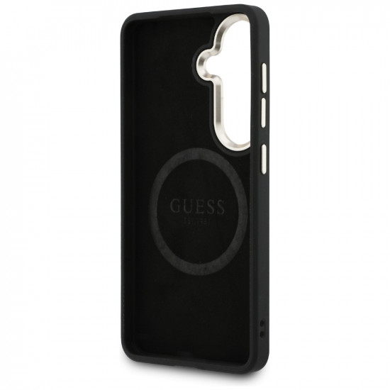 Case Guess Perforated Logo MagSafe for Samsung Galaxy S26 brown Case Guess Perforated Logo MagSafe for Samsung Galaxy S26 brown