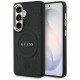 Case Guess Saffiano Peony Embossed Ring MagSafe for Samsung Galaxy S26 black Case Guess Saffiano Peony Embossed Ring MagSafe for Samsung Galaxy S26 black