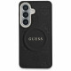 Case Guess Saffiano Peony Embossed Ring MagSafe for Samsung Galaxy S26 black Case Guess Saffiano Peony Embossed Ring MagSafe for Samsung Galaxy S26 black
