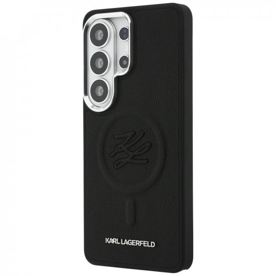 Case Karl Lagerfeld Embossed Ring Initials MagSafe for Samsung Galaxy S26 Ultra black