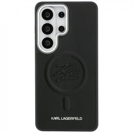Case Karl Lagerfeld Embossed Ring Initials MagSafe for Samsung Galaxy S26 Ultra black