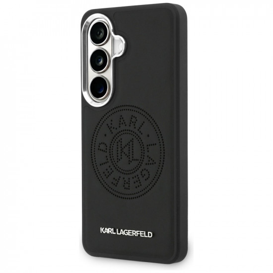 Case Karl Lagerfeld Perforated KL MagSafe for Samsung Galaxy S26 black