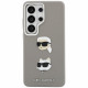 Case Karl Lagerfeld Saffiano Double Heads Metal for Samsung Galaxy S26 Ultra silver