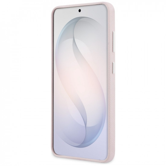 Case Karl Lagerfeld Saffiano KC Metal Logo MagSafe for Samsung Galaxy S26 pink