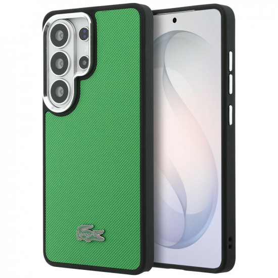 Case Lacoste Full Wrap Petit Pique MagSafe for Samsung Galaxy S26 Ultra green