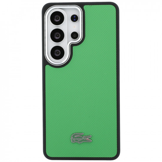 Case Lacoste Full Wrap Petit Pique MagSafe for Samsung Galaxy S26 Ultra green