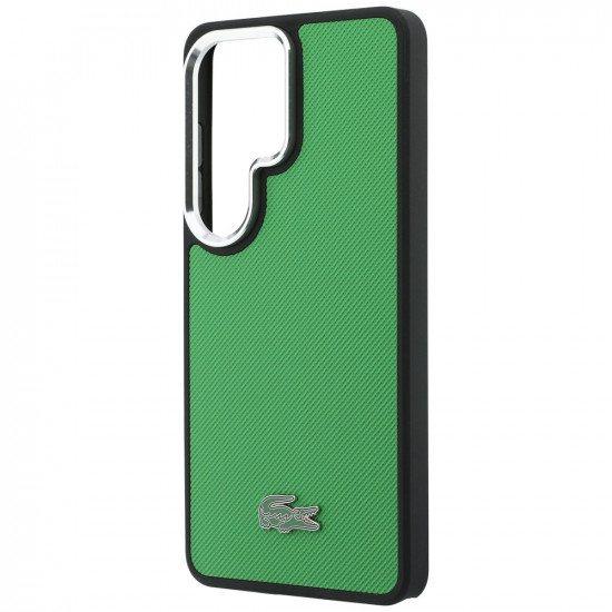 Case Lacoste Full Wrap Petit Pique MagSafe for Samsung Galaxy S26 Ultra green