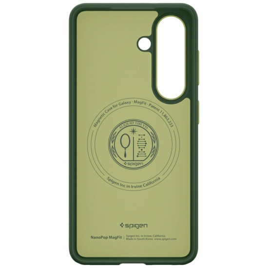 Spigen Nano Pop Mag MagSafe case for Samsung Galaxy S26 avo green