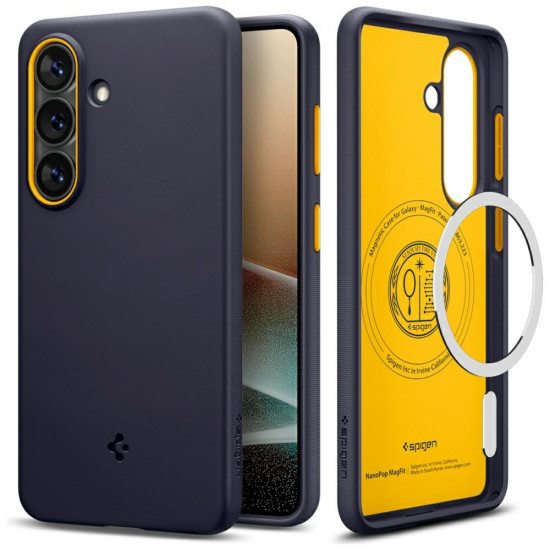 Spigen Nano Pop Mag MagSafe case for Samsung Galaxy S26 blueberry navy