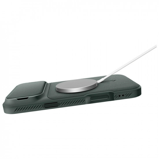 Spigen Optik Armor Mag MagSafe Case for iPhone 17 Pro Green