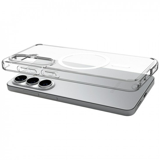 Spigen Ultra Hybrid Mag MagSafe case for Samsung Galaxy S26 clear white Spigen Ultra Hybrid Mag MagSafe case for Samsung Galaxy S26 clear white
