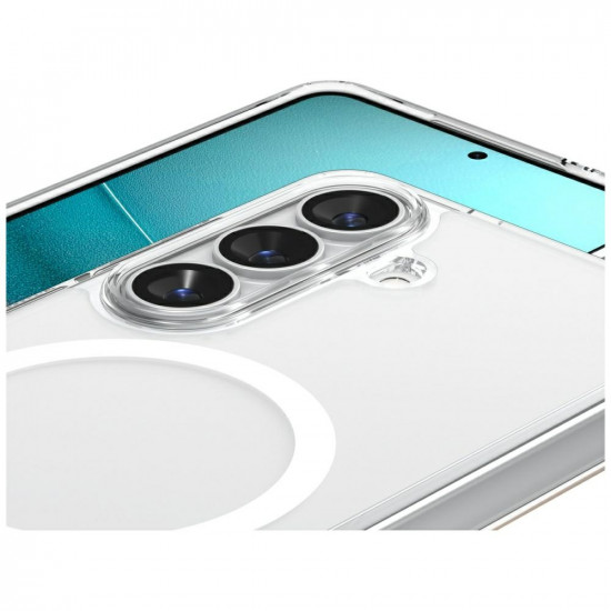 Spigen Ultra Hybrid Mag MagSafe case for Samsung Galaxy S26 clear white Spigen Ultra Hybrid Mag MagSafe case for Samsung Galaxy S26 clear white