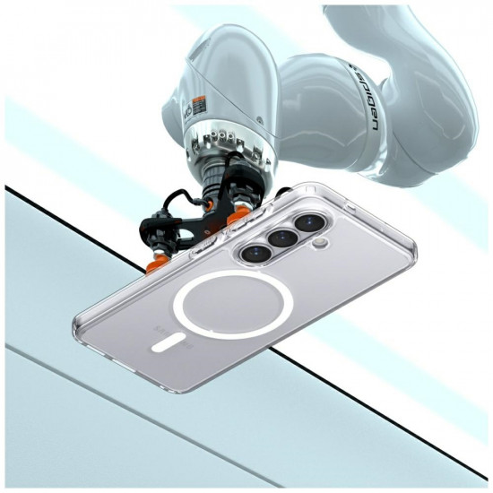 Spigen Ultra Hybrid Mag MagSafe case for Samsung Galaxy S26 clear white Spigen Ultra Hybrid Mag MagSafe case for Samsung Galaxy S26 clear white