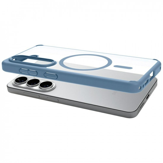 Spigen Ultra Hybrid Mag MagSafe case for Samsung Galaxy S26+ light blue