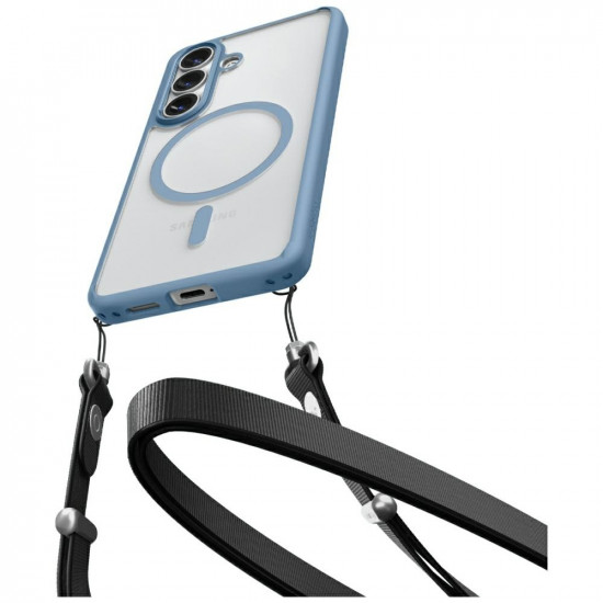 Spigen Ultra Hybrid Mag MagSafe case for Samsung Galaxy S26+ light blue