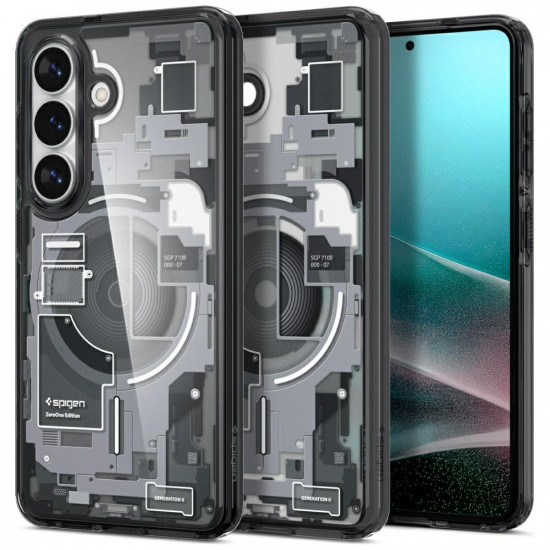 Spigen Ultra Hybrid Mag MagSafe case for Samsung Galaxy S26+ zero one black