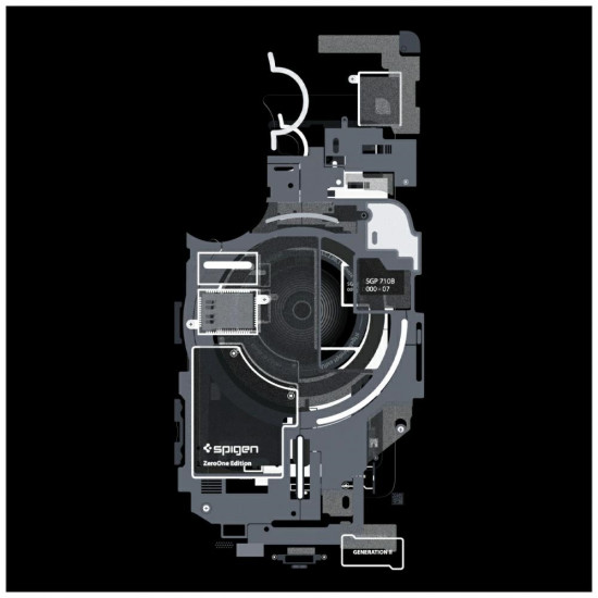 Spigen Ultra Hybrid Mag MagSafe case for Samsung Galaxy S26+ zero one black