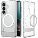 Spigen Ultra Hybrid S Mag MagSafe case for Samsung Galaxy S26 clear white