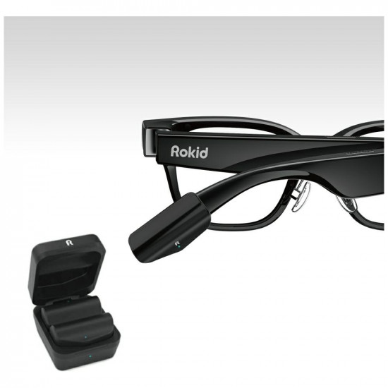 Charging capsules with Rokid Power Capsule case for Rokid AI glasses black Charging capsules with Rokid Power Capsule case for Rokid AI glasses black