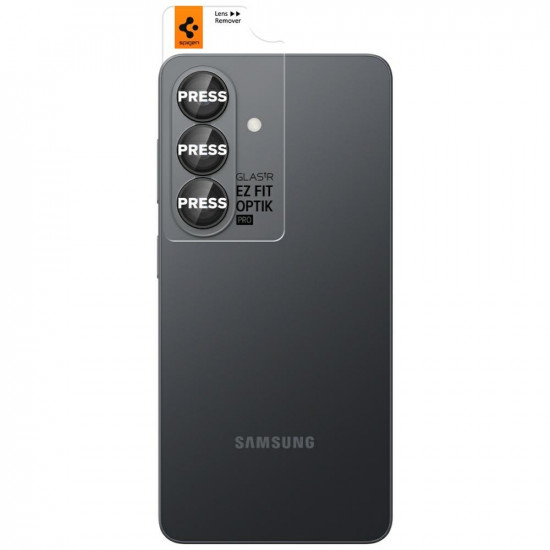Camera Lens Protector Spigen Optik Pro HD Glas.TR “EZ FIT” for Samsung Galaxy S26+ Black 2 pcs.