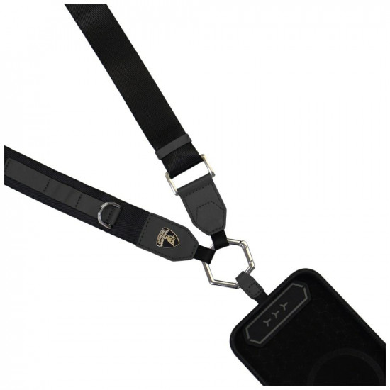 Universal Lamborghini D1 Crossbody Webbing Strap black