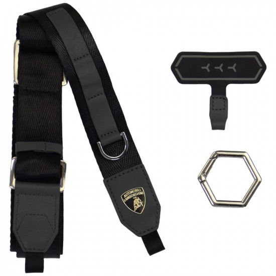 Universal Lamborghini D1 Crossbody Webbing Strap black