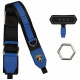 Universal Lamborghini D1 Crossbody Webbing Strap blue