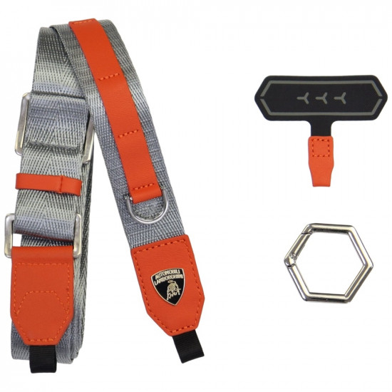 Universal Lamborghini D1 Crossbody Webbing Strap orange