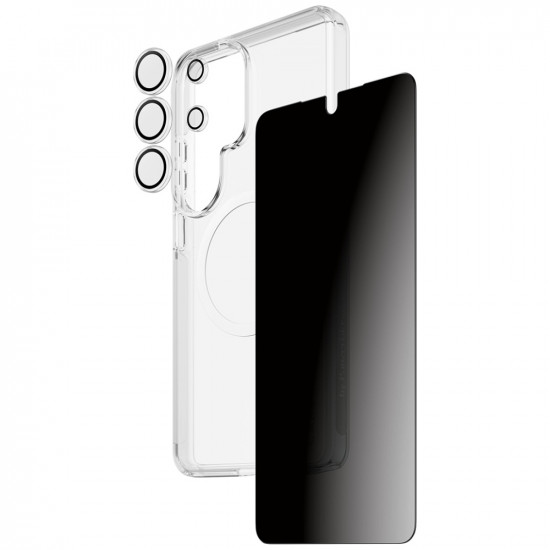 CARE by PanzerGlass Privacy 3-in-1 Protection Set Case + Glass + Lens for Samsung Galaxy S26 Ultra