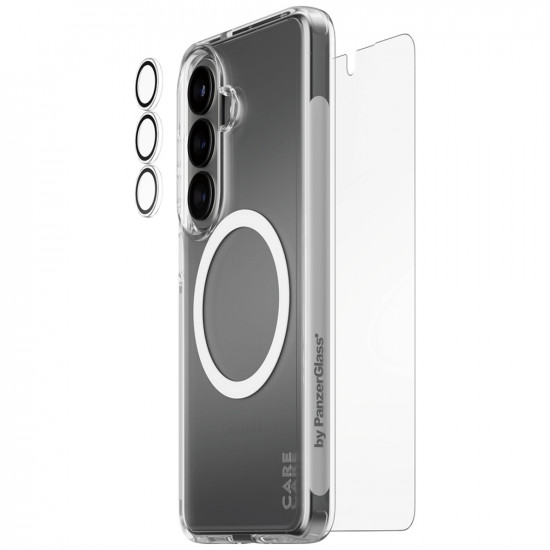 CARE by PanzerGlass 3-in-1 Protection Set Case + Glass + Lens for Samsung Galaxy S26