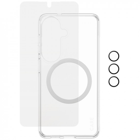 CARE by PanzerGlass 3-in-1 Protection Set Case + Glass + Lens for Samsung Galaxy S26