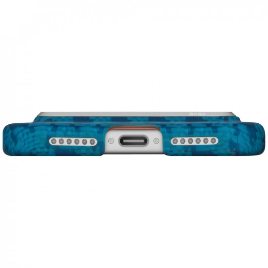 Case PITAKA Happiness Rides Edge Case MagSafe for iPhone 17 Pro indigo