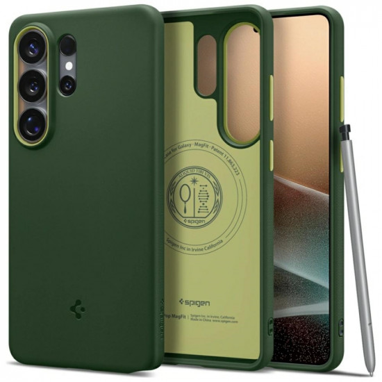 Spigen Nano Pop Mag MagSafe case for Samsung Galaxy S26 Ultra green