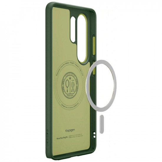 Spigen Nano Pop Mag MagSafe case for Samsung Galaxy S26 Ultra green
